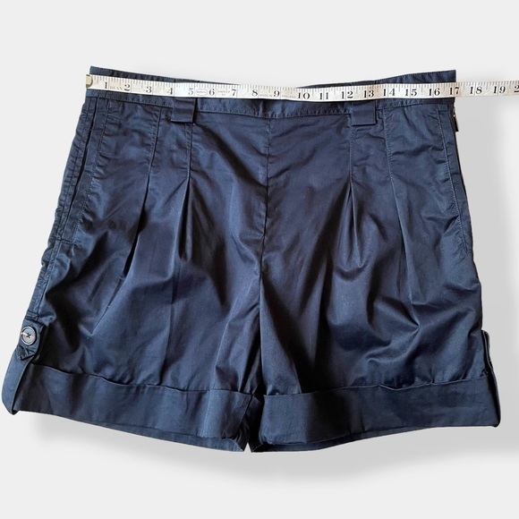 Z Spoke By Zac Posen Navy Blue Shorts Relaxed Fit Cuffed - Picture 9 of 10